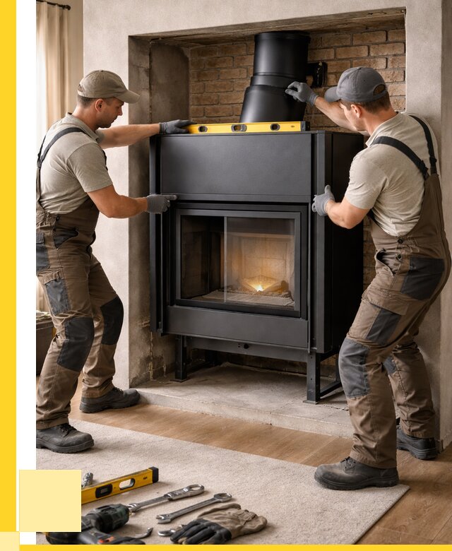 Установка каминных топок в Ачинске под ключ от 18234 р. | ЭриданЧнс