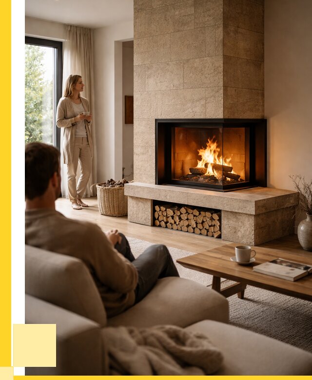 Угловые камины из кирпича установка в Ачинске от 151950 р. ЭриданЧнс