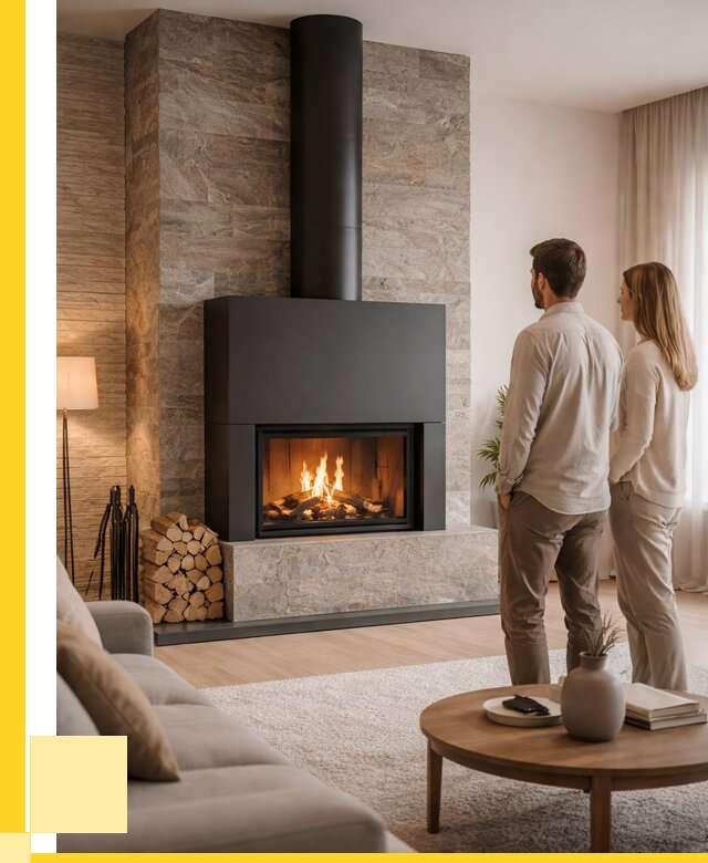 Закрытые камины под ключ в Ачинске от 121560 р., ЭриданЧнс