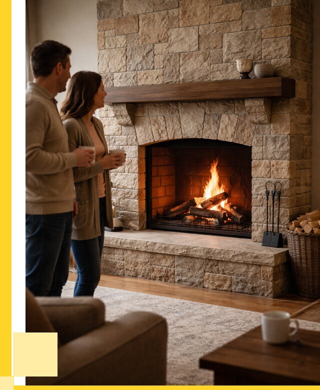 Каменные камины на заказ в Ачинске от 182340 р. | ЭриданЧнс