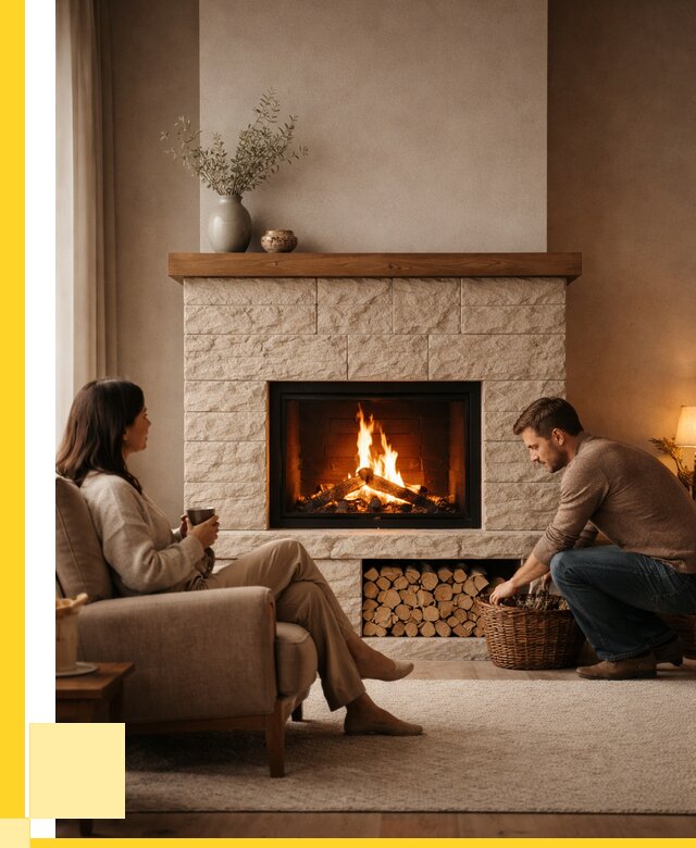 Камины для дома в Ачинске под ключ от 151950 р. | ЭриданЧнс