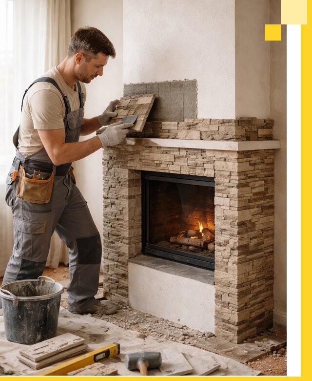 Изготовление и монтаж каминов для дома под ключ в Ачинске