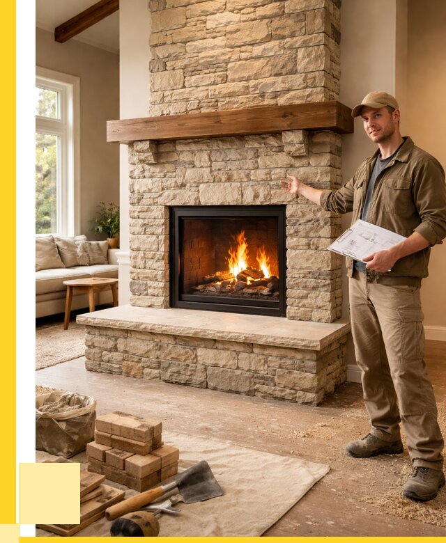 Камины под ключ в Ачинске от 182340 р. | ЭриданЧнс — установка