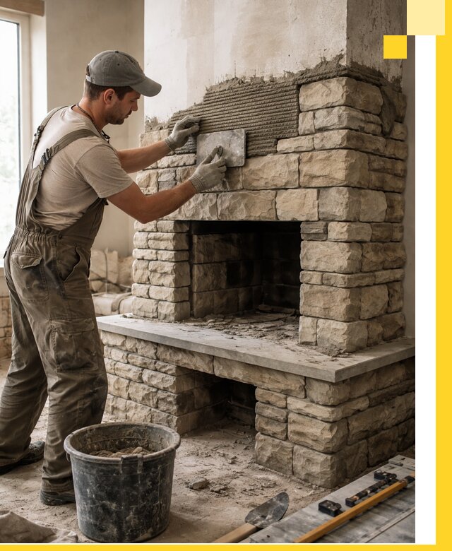 Строительство каминов под ключ в Ачинске от проектирования до монтажа