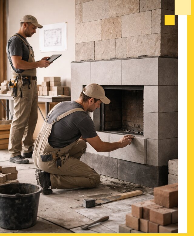 Индивидуальные проекты каминов и каминных систем в Ачинске