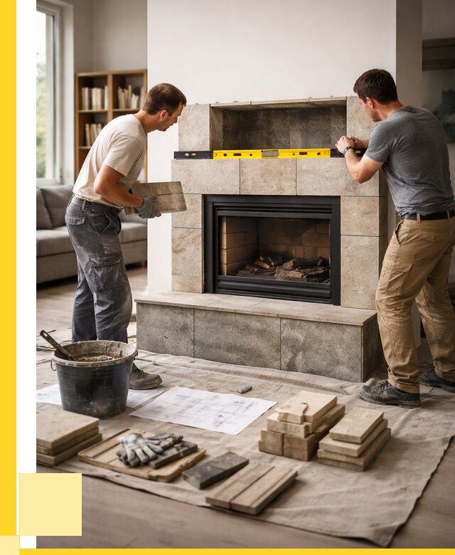 Монтаж каминов и установка в Ачинске от 45585 р. | ЭриданЧнс