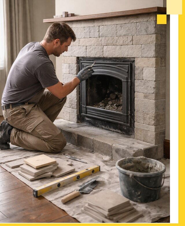 Профессиональный ремонт каминов в Ачинске восстановление и сервис