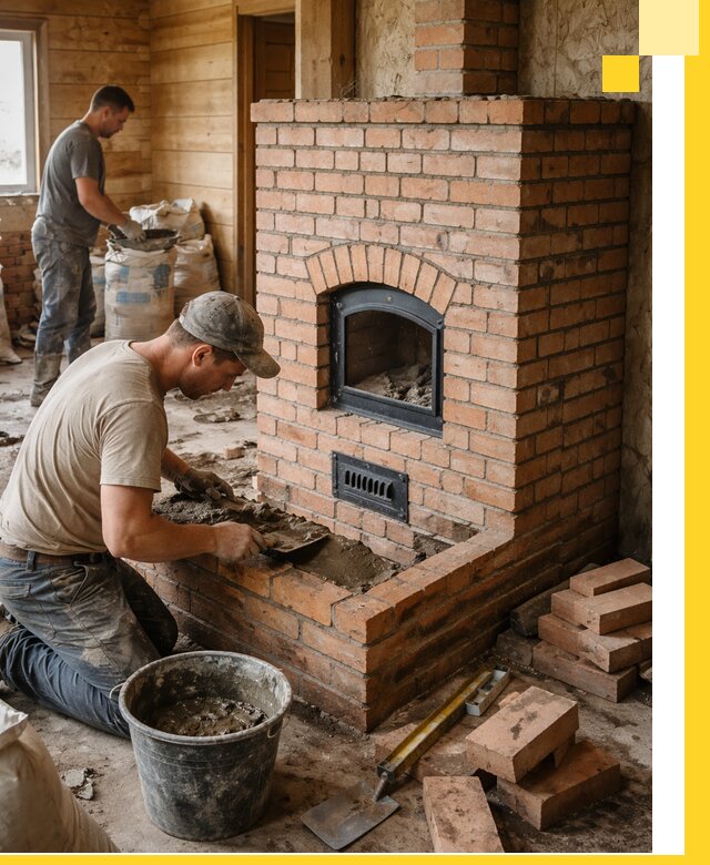 Профессиональное строительство печей в Ачинске под ключ