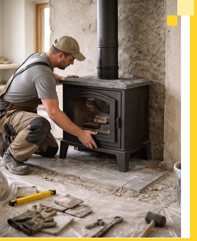 Профессиональный монтаж печей и каминов в Ачинске под ключ