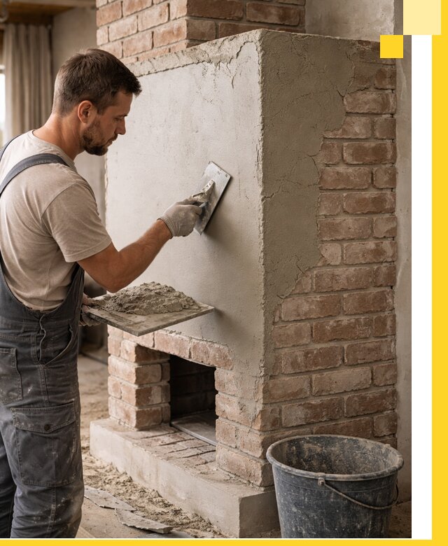 Отделка печей и облицовка каминов в Ачинске под ключ