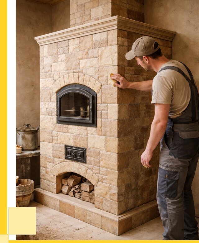 Облицовка печей в Ачинске от 4559 р. под ключ | ЭриданЧнс