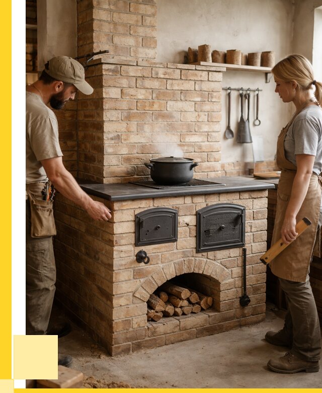 Варочно отопительные печи в Ачинске от 91170 р. | ЭриданЧнс