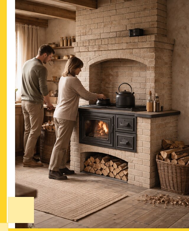 Печи с плитой в Ачинске от 45585 р. | ЭриданЧнс — кирпичная печь