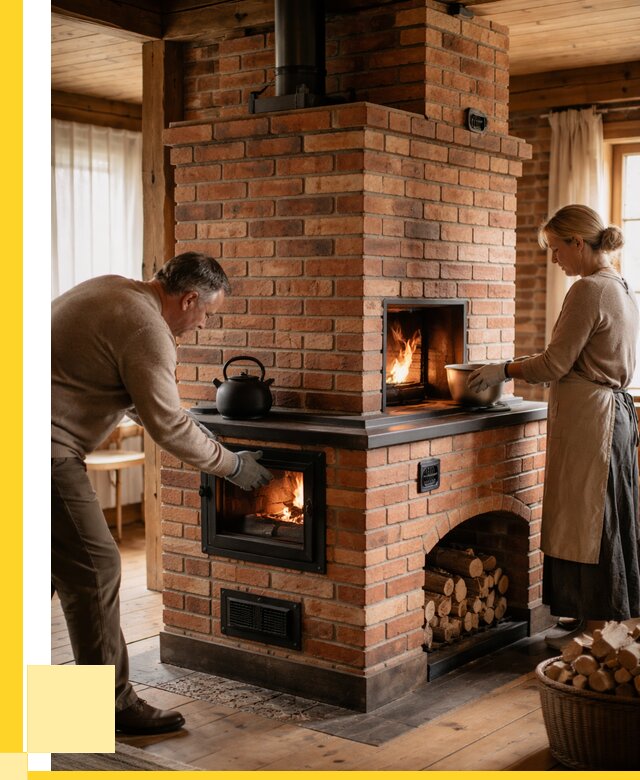 Печи для загородного дома под ключ в Ачинске от 81040 р. | ЭриданЧнс