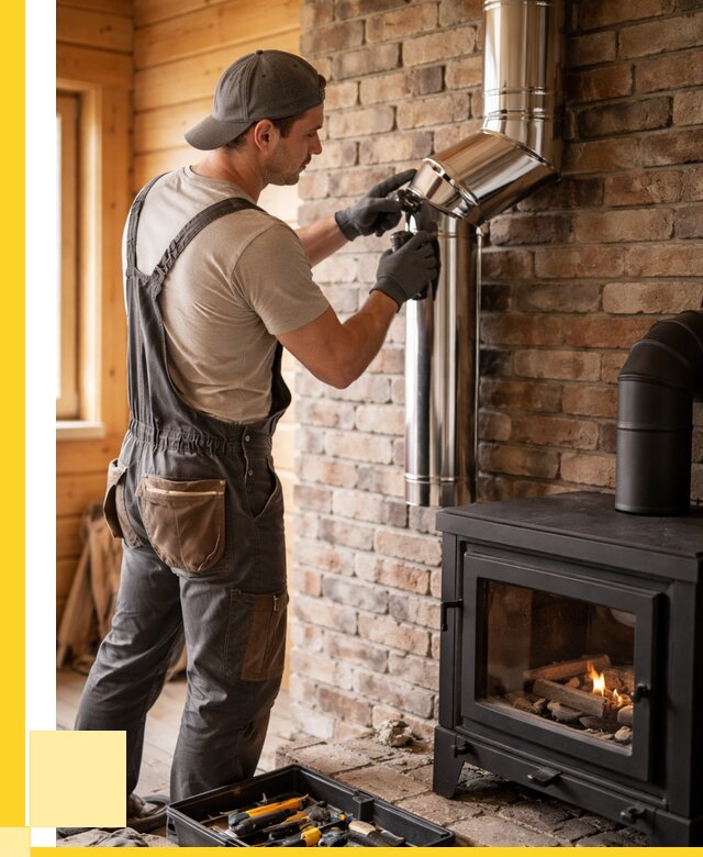 Монтаж дымоходов для печей в Ачинске от 7598 р. | ЭриданЧнс