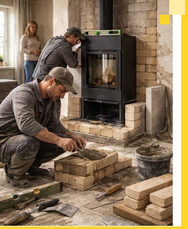 Печи и камины под ключ: проект, установка в Ачинске