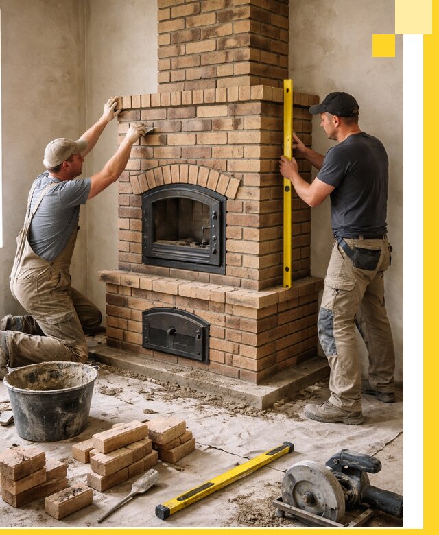 Продажа и установка печей и каминов для дома под ключ в Ачинске