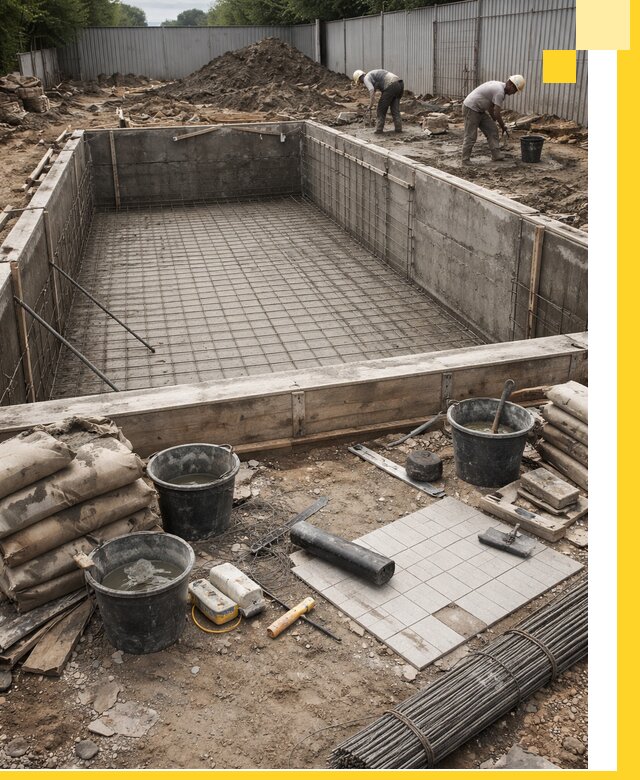 Строительство бассейнов под ключ в Ачинске, дизайн и монтаж