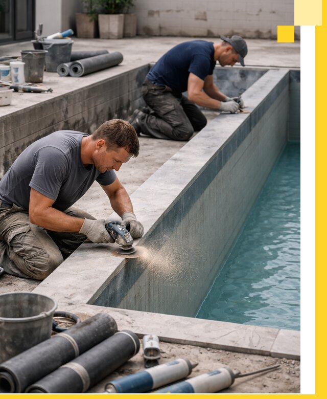 Профессиональный ремонт бассейнов под ключ в Ачинске