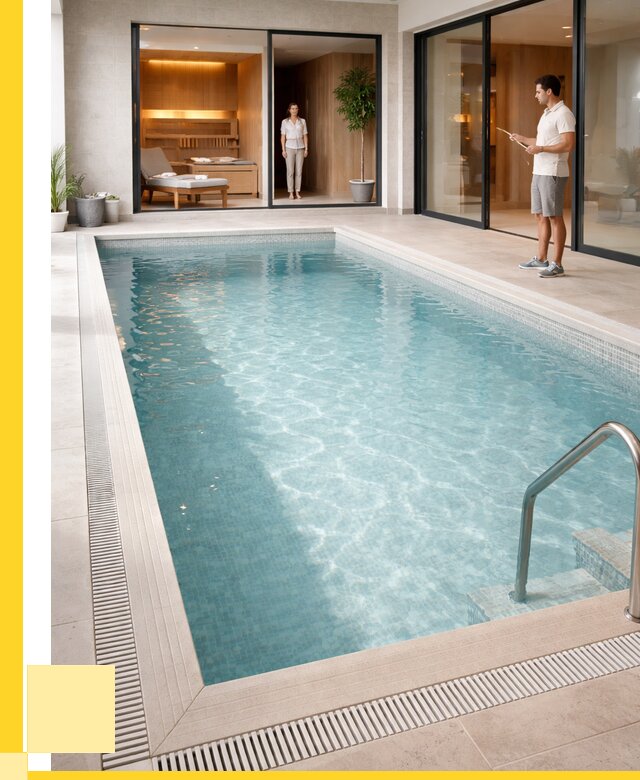 Отделка бассейна пленкой ПВХ в Ачинске от 3546 р. - ЭриданЧнс