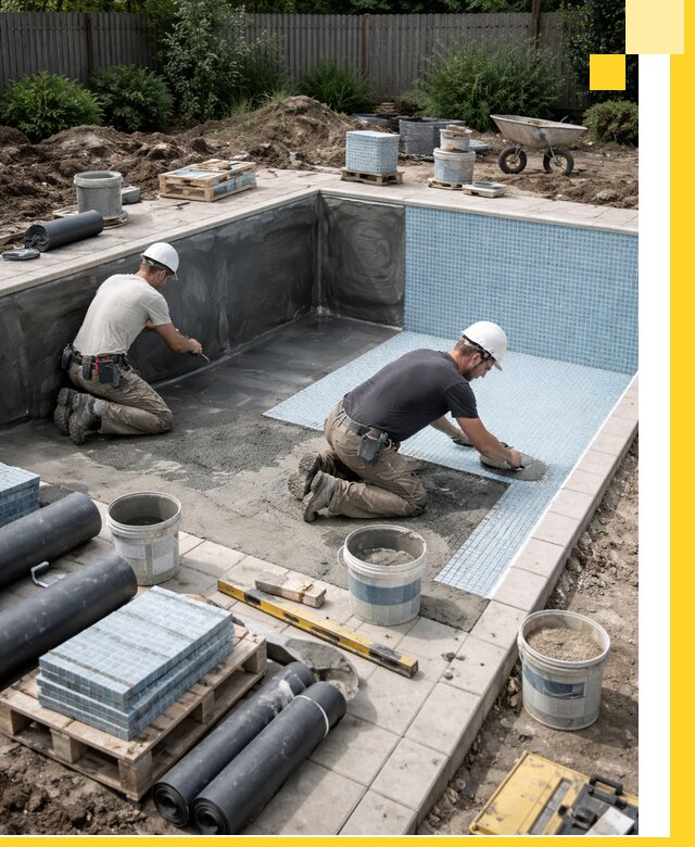 Проектирование и строительство стационарных бассейнов в Ачинске