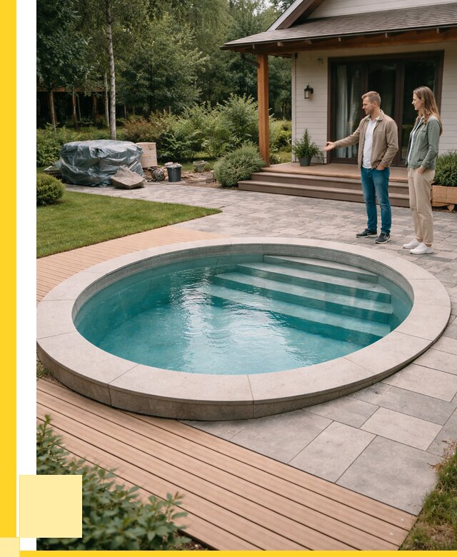 Бассейн на даче под ключ в Ачинске от 202600 р., ЭриданЧнс