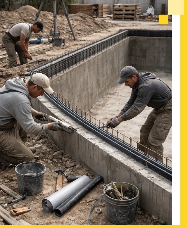 Качественный монтаж чаши бассейна в Ачинске под ключ с гарантией