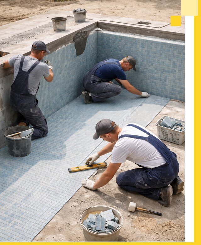 Укладка и установка плитки для бассейнов под ключ в Ачинске