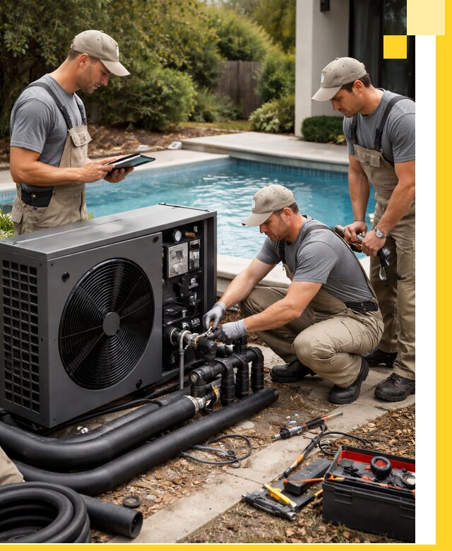 Проектирование и установка тепловых насосов для бассейнов в Ачинске