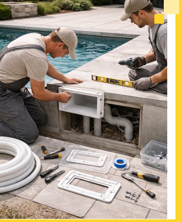 Поставка и установка скиммеров для бассейнов в Ачинске