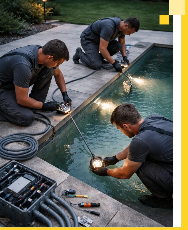 Профессиональное освещение бассейнов в Ачинске: дизайн и монтаж