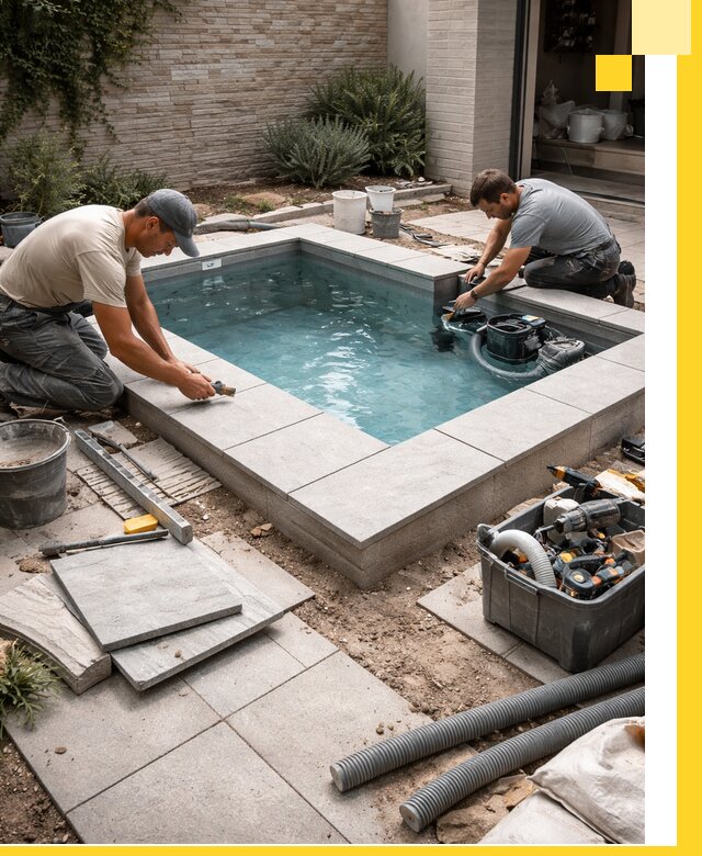 Мини бассейны под ключ в Ачинске, дизайн и установка