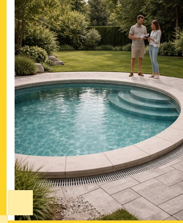 Круглые каркасные бассейны купить в Ачинске от 253250 р. | ЭриданЧнс