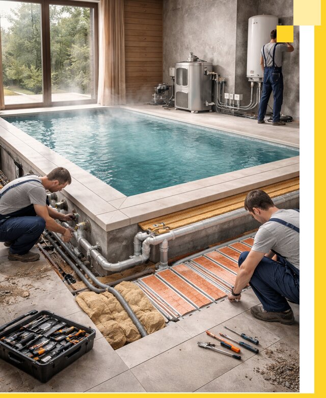 Проектирование и строительство тёплых бассейнов в Ачинске