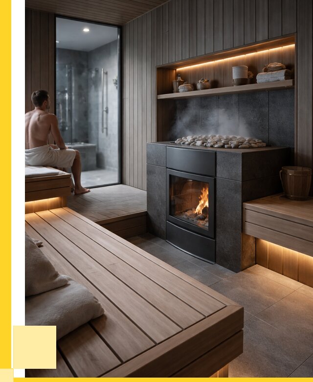 Проект сауны в частном доме в Ачинске от 35455 р. | ЭриданЧнс