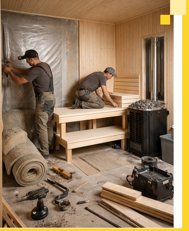 Проекты саун под ключ в Ачинске дизайн и строительство