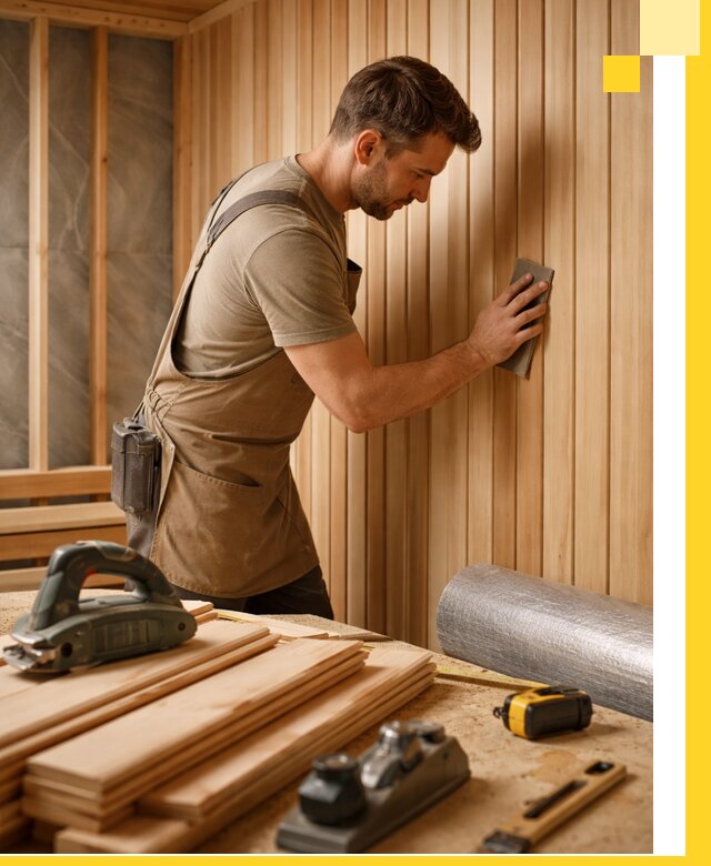 Профессиональная отделка саун и парных под ключ в Ачинске