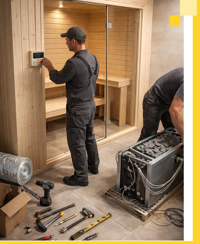 Поставка, установка и монтаж электрических саун в Ачинске