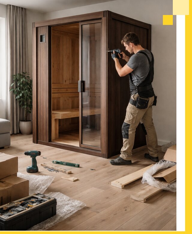 Установка и производство мини саун под ключ в Ачинске