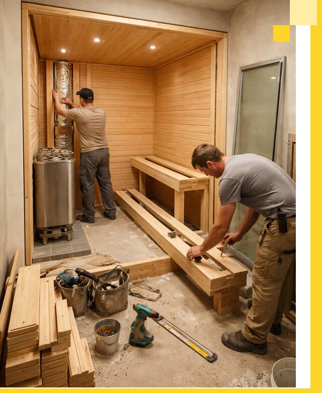 Проектирование и установка домашних саун под ключ в Ачинске