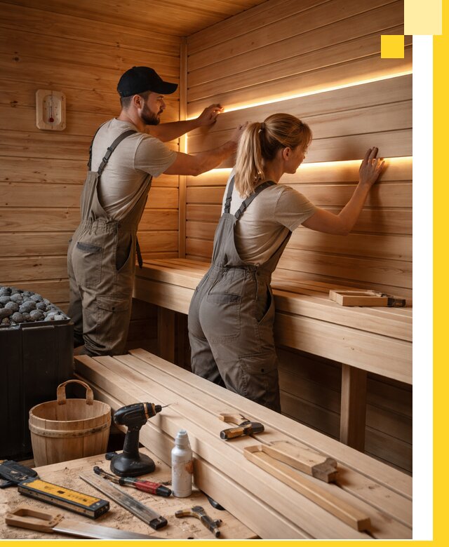 Дизайн саун и бань под ключ с индивидуальным проектом в Ачинске