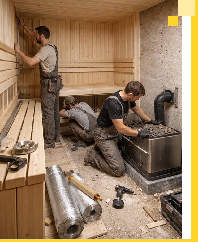 Индивидуальные сауны на заказ в Ачинске под ключ, проект и монтаж