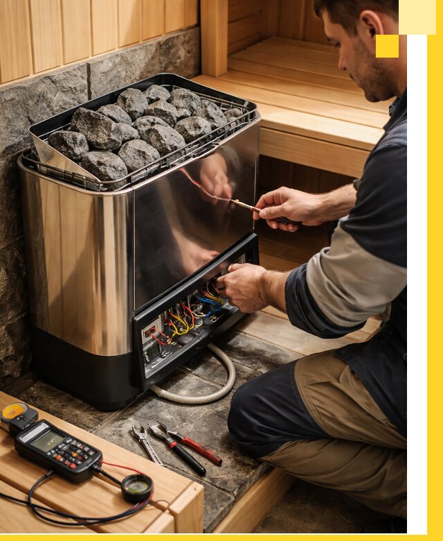 Продажа и установка электрокаменок для саун в Ачинске