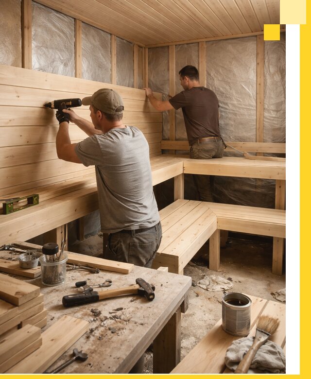 Профессиональная отделка бань и саун под ключ в Ачинске