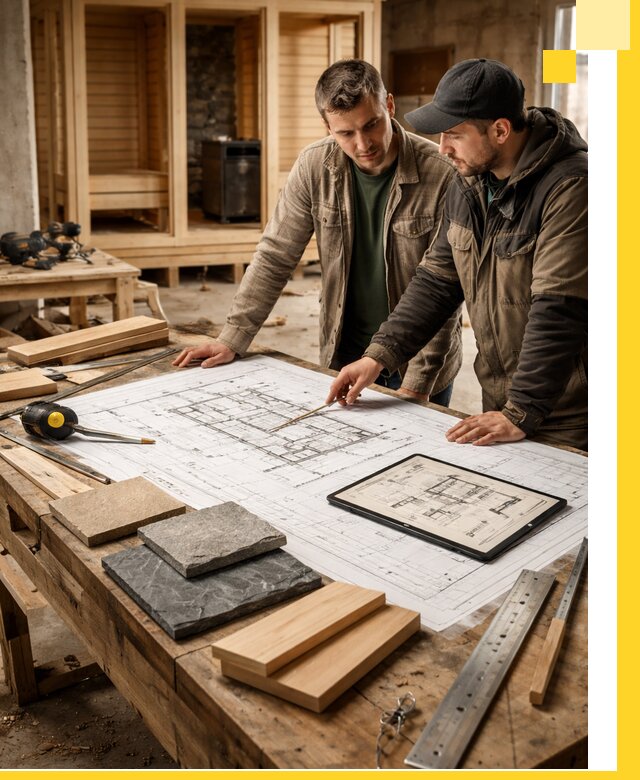 Проекты бань под ключ и планы строительства в Ачинске