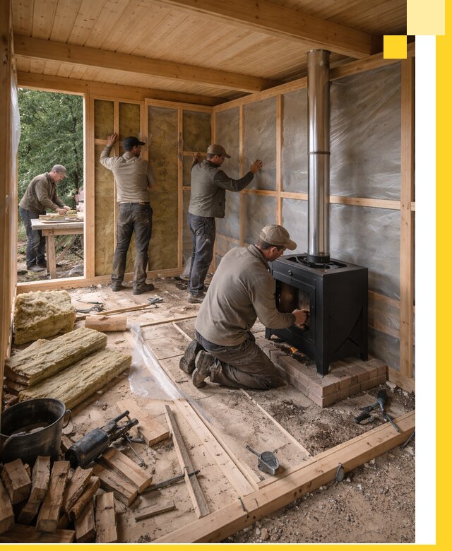 Профессиональный монтаж бань под ключ в Ачинске для дома