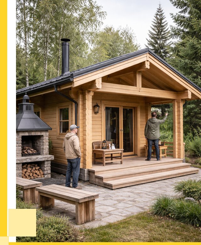 Деревянные бани под ключ в Ачинске от 455850 р. | ЭриданЧнс