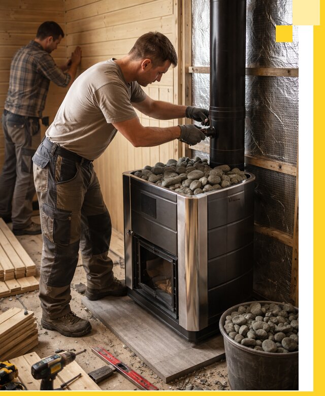 Проектирование и строительство парилок для бани в Ачинске под ключ