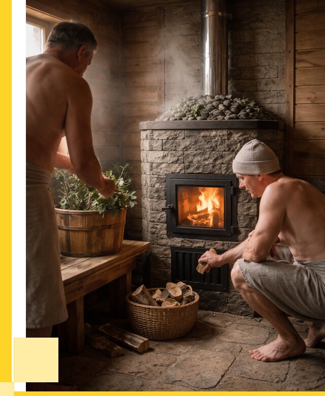 Банные печи под ключ в Ачинске от 45585 р. | ЭриданЧнс кирпичная