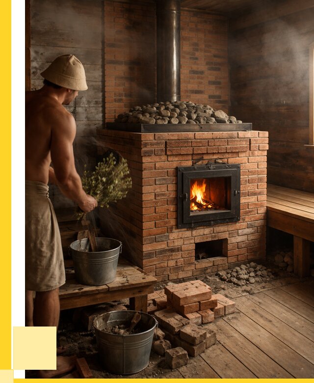 Кирпичные банные печи в Ачинске от 91170 р. | ЭриданЧнс